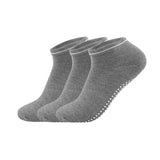 3Pairs/Lot Yoga Socks for Women Non-Slip Grips Straps Bandage Cotton Sock Pilates Pure Barre Ballet Dance Barefoot Workout