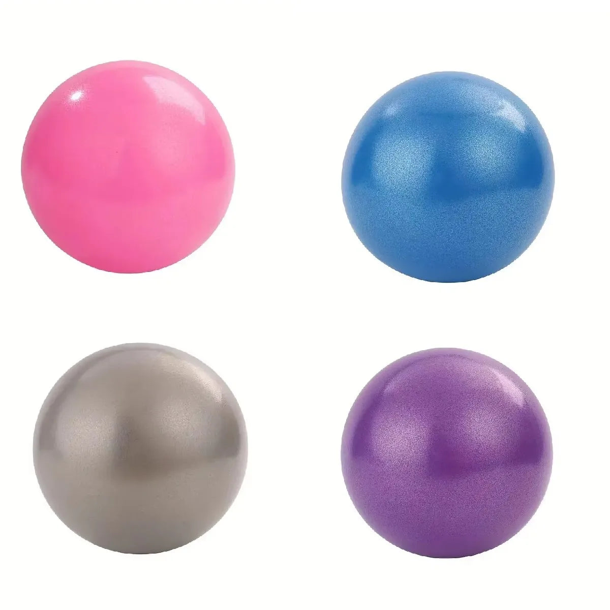 Mini 25cm Yoga Ball Soft PVC Inflatable Pilates Ball Easy Inflation Non Slip Exercise Ball Gym Fitness