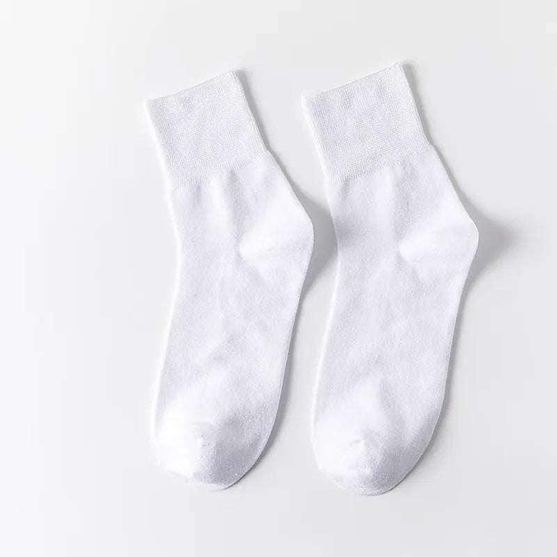 2/7Pairs Men's Non Binding Diabetes Socks Comfortable Breathable Shoes Suitable for Elderly and Pregnant Men Women for Fat Feet