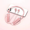 Wireless Neckband Earphones Bluetooth 5.3 Headphones Gaming Power Display Headset TWS Earbuds Sport Headset With Mic