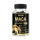 Maca Capsules - Helps with Athletic Performance, Muscle Repair and Fatigue Resistance, Improves Muscle Mass and Endurance