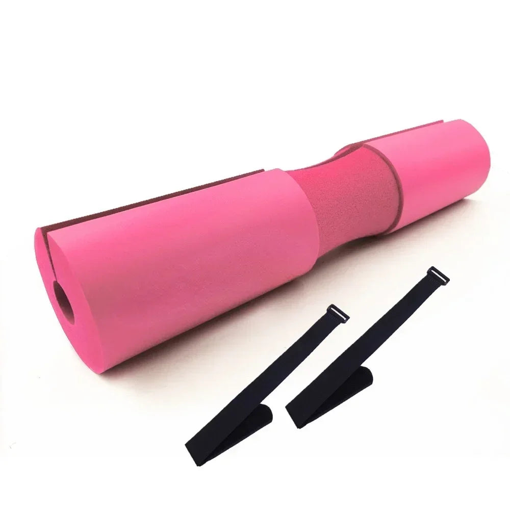 Men with Thick Anti-Slip Bar for Gym, Fitness, Weightlifting, Squats, Neck Support, Protection Pad for Strength Training