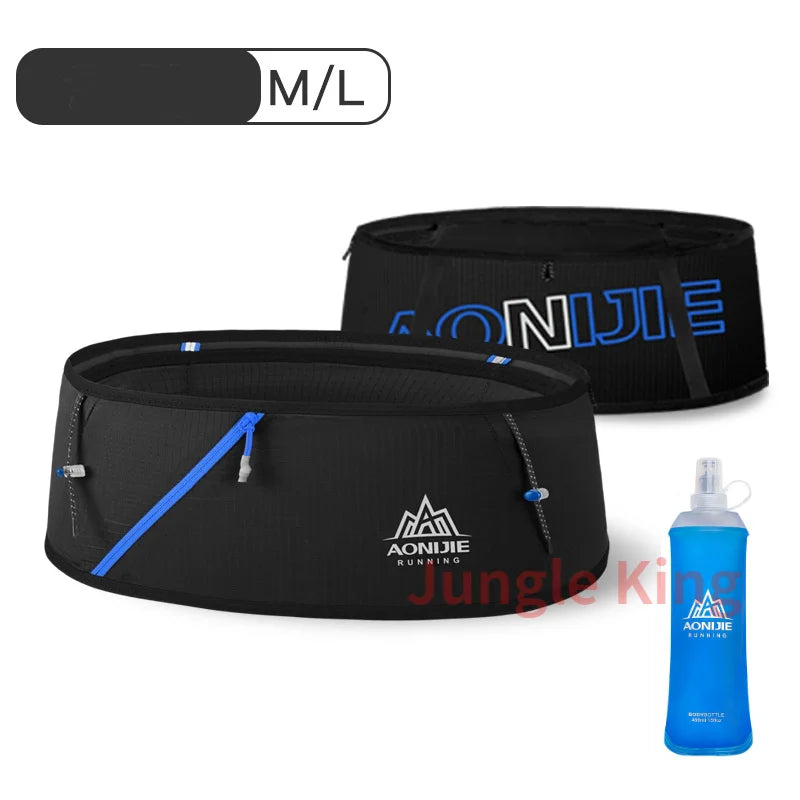 AONIJIE W8101 New 450ML Belt Hydration Waist Pack Ultralight Waist Bag Phone Holder for Outdoor Trailing Running Camping Hiking