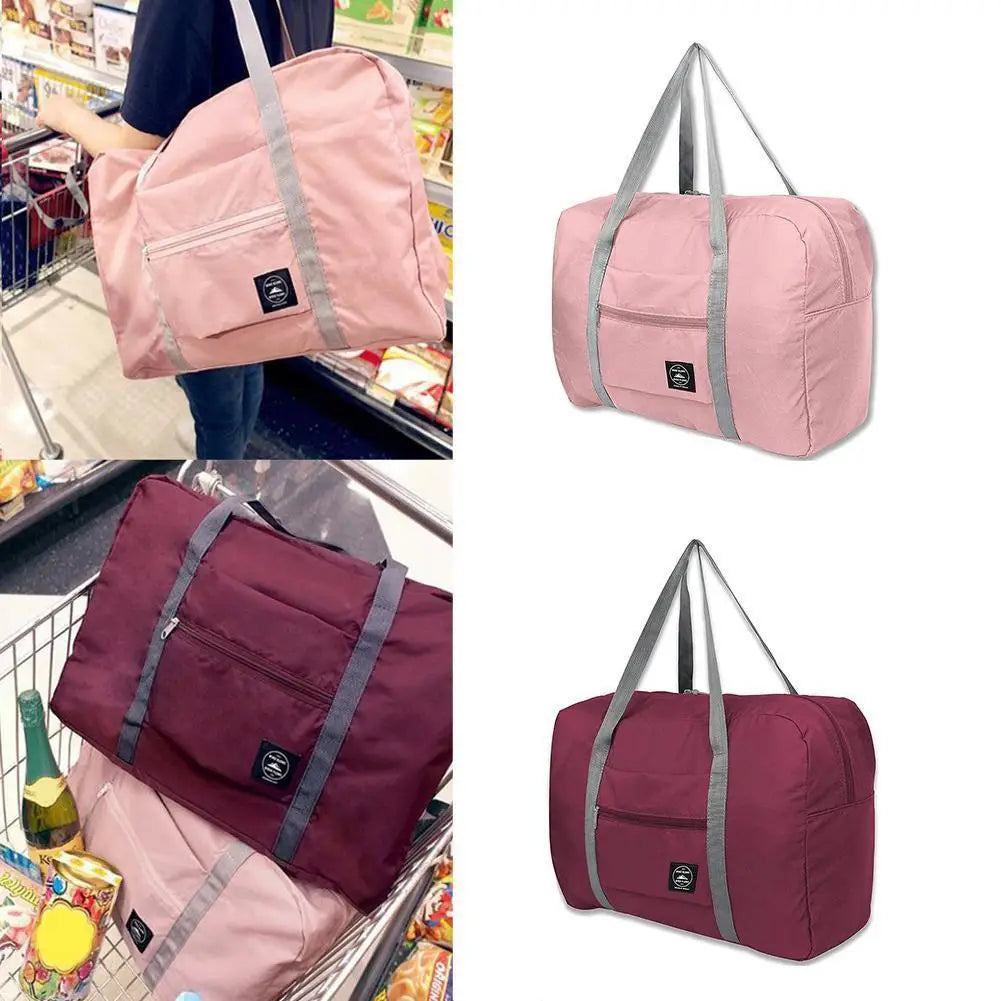 1pc Multi-functional Clothes Storage Bag Carry On Waterproof Gym Bag Foldable Travel Bags Large Capacity Fashion Travel Bag