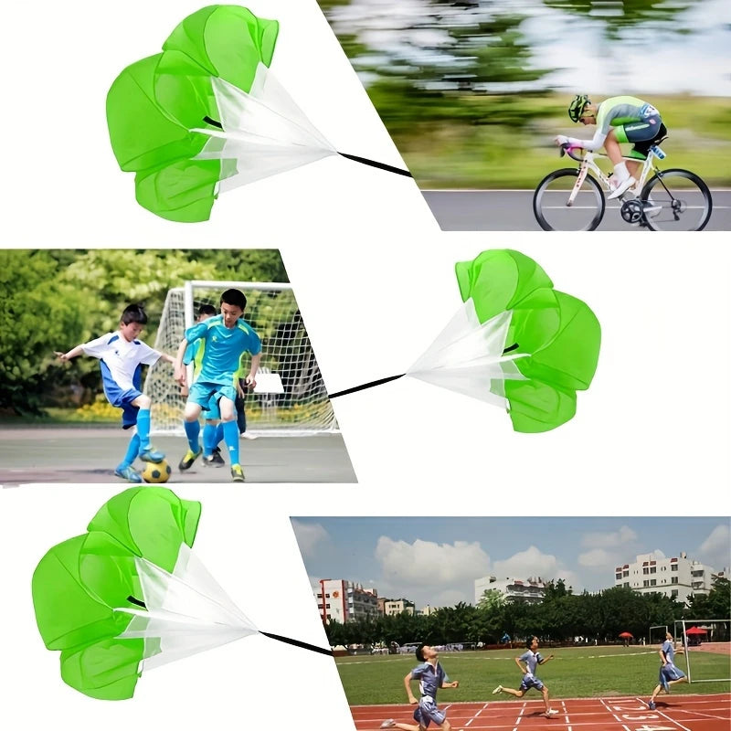 Running Parachute Speed Training Resistance Chute Adjustable Waist Belt Sprint Training Equipment for Soccer Football and Track