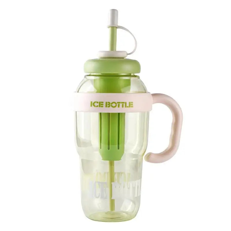 1300ML Plastic Water Bottle with Straw for Kids Large Capacity Cute Cup School Travel Outdoor
