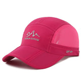 Summer Quick Drying Ultra-Thin Breathable Baseball Cap Men Women Snapback Folding Sport Outdoor Hiking Mountaineering Hat A138