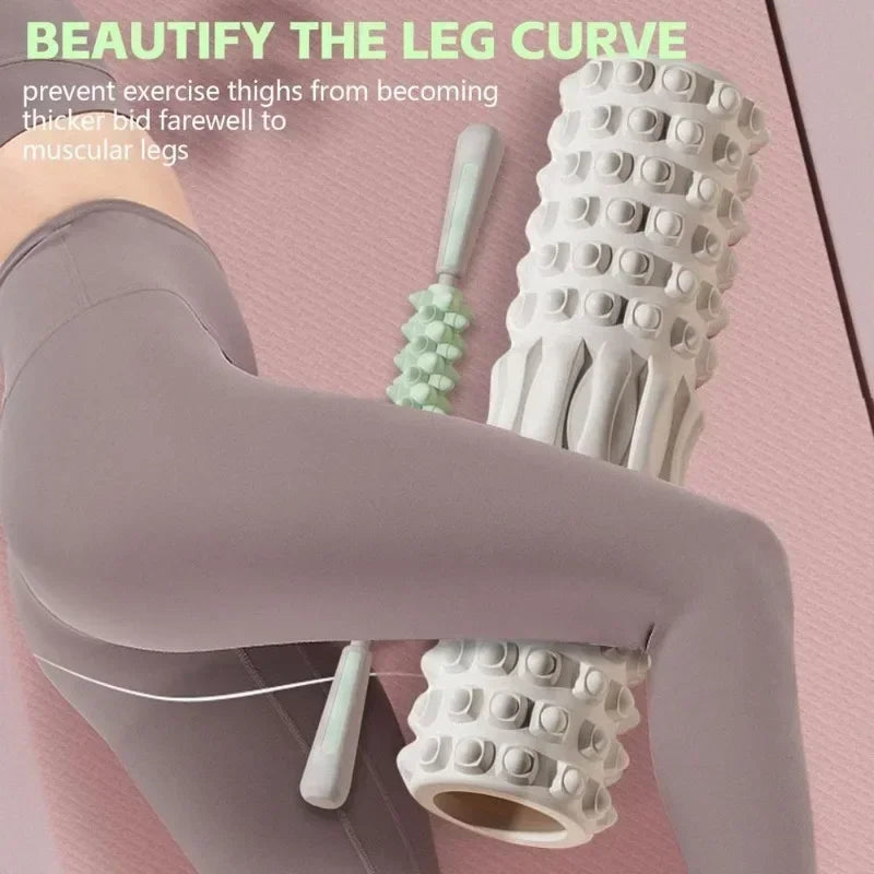 30cm Yoga Column Gym Fitness Pilates Foam Roller Exercise Back Massage Roller Yoga Brick Home Fitness Equipment in Legs & Arms