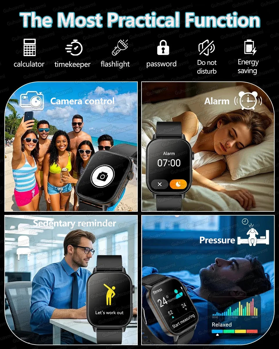 New For Android iOS Outdoor GPS SmartWatch Men 2.01