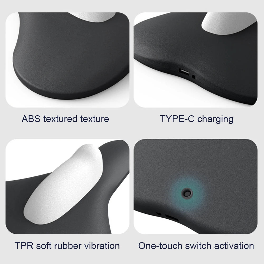 Electric Pelvic Floor Muscle Trainer Ergonomic Sit-On-Top Pelvic Trainer Kegel Exerciser Training Device for Bladder Control