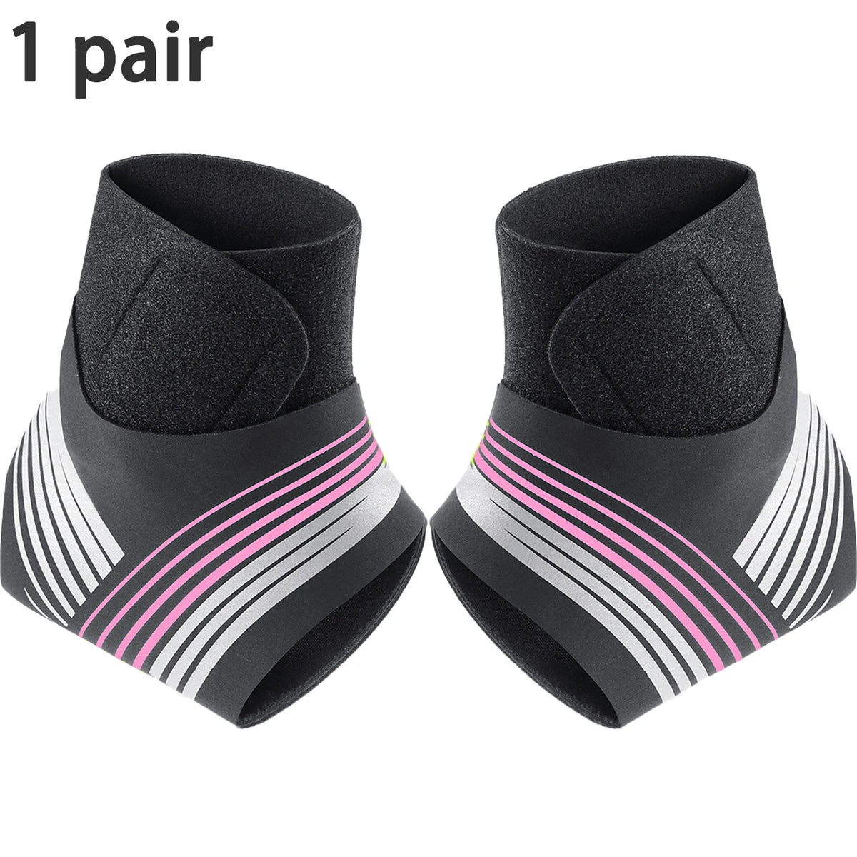 2 Piece Sports Ankle Compression Strap Ankle Support Stabilizer Tendon Pain Relief Strap Basketball Soccer Ankle Protector