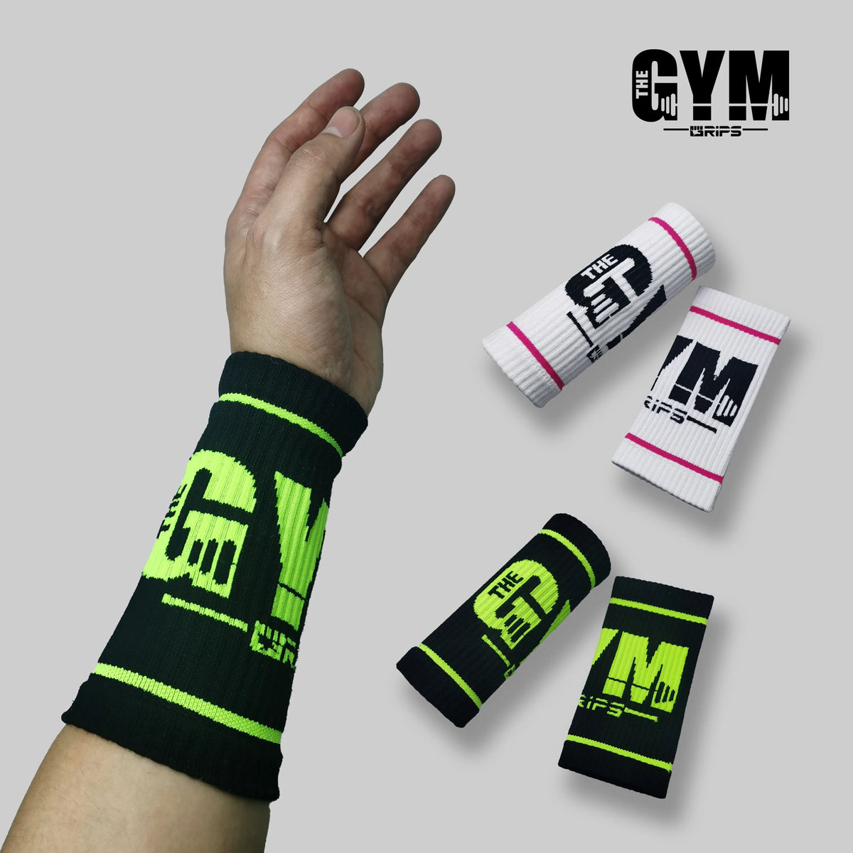 Wrist Sweatbands, Slim Fit Design for Weightlifting, Gym, Workout, Cross Training, Weight Lift, Sports, 6.3 inch Sweat Wicking