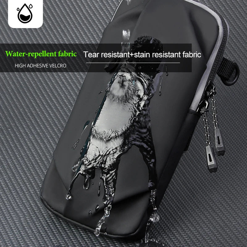 Cell Phone Armband for Running Magnetic Armband Bags for Women Mobile Phone Wrist Stand Bag for Men Running Racing Accessories