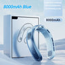 New Portable Neck Fan Rechargeable Mini Neck Cooler 3 Speeds Cooling Wind 10000mAh Electric Ventilador for Home Camping Outdoor