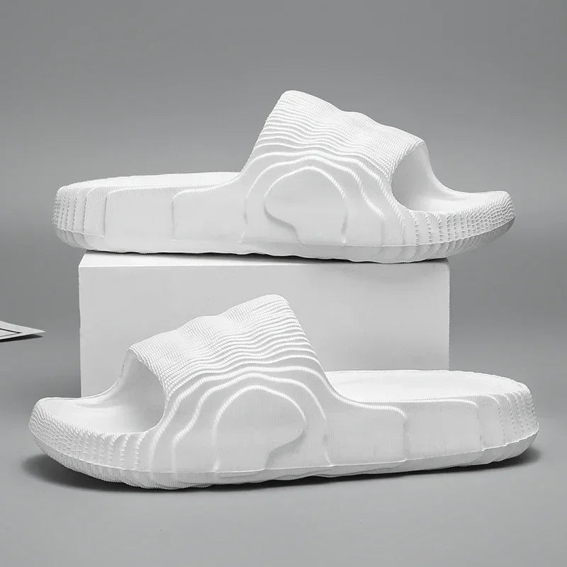 New Summer Sneaker Slippers For Women Men Thick Bottom Platform Slides Soft EVA Hollow Unisex Sports Sandals Casual Beach Shoes