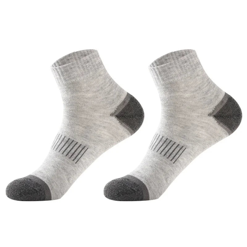 20Pairs High Quality Men's Cotton Socks Set Casual Breathable Sports Winter Black Large Size 38-45