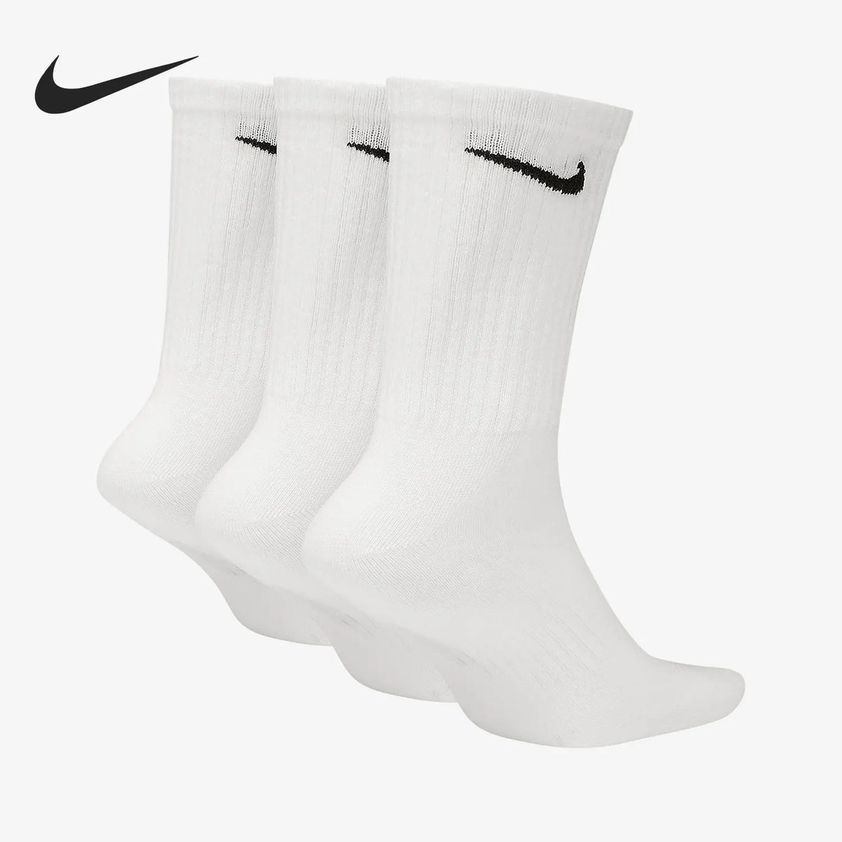 Nike/Nike Genuine Men's and Women's Couple Breathable Sports Training Mid-Calf Socks Three Pairs Sx7676-100