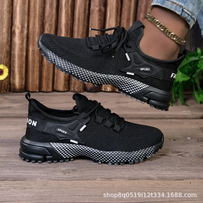 Men Sneakers Summer Mesh Breathable Platform Sneakers High Quality Running Shoes Casual Trendy Shoes for Couples Tenis Femininio