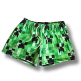 Hip-Hop Y2k Shorts, Harajuku Pattern Printed Streetwear, Punk's Unique Rock And Gothic Style, Fashionable Drawstring Shorts