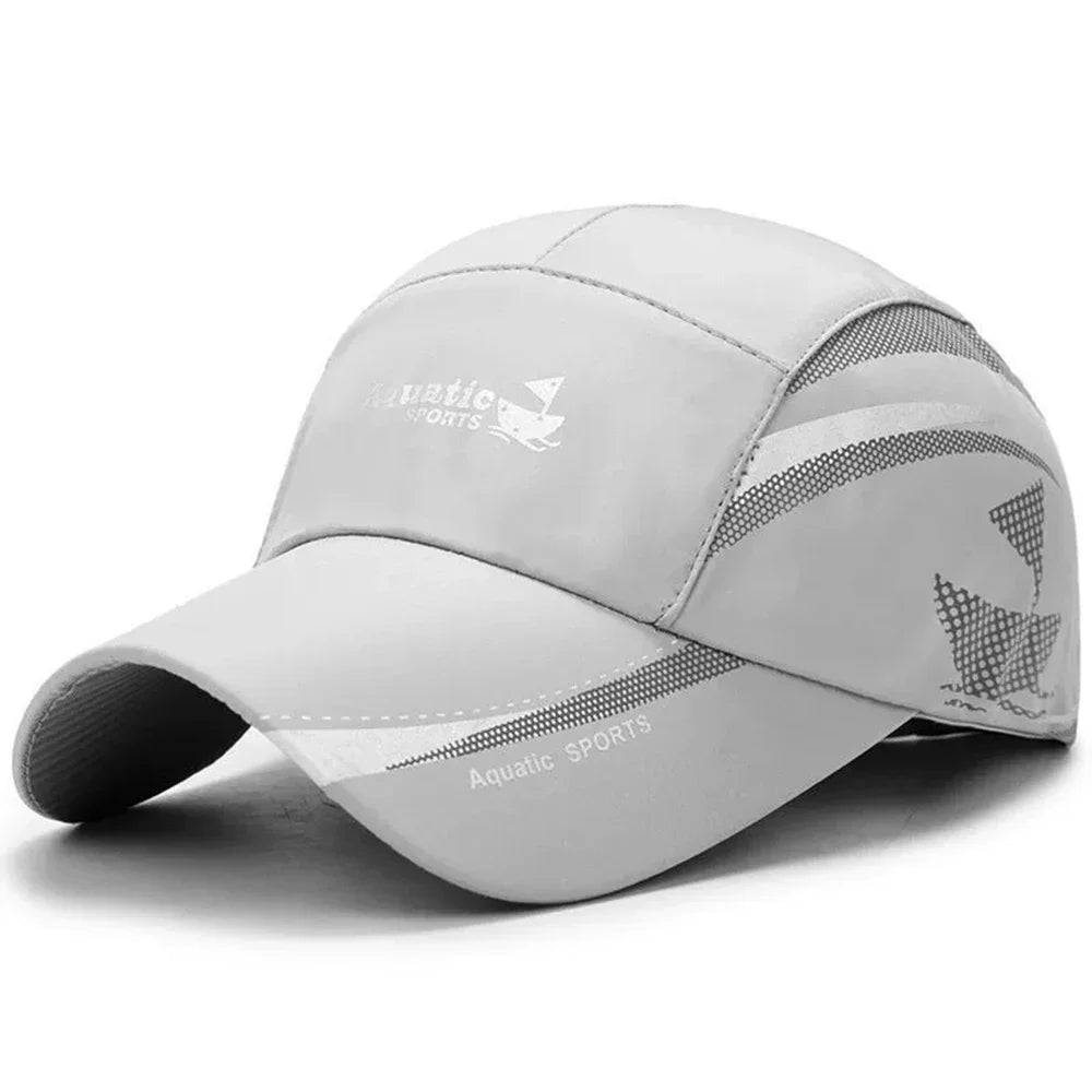 Quick Dry Unisex Adjustable Baseball Cap Sun Protection Hat for Golf Fishing Outdoor Sports Activities