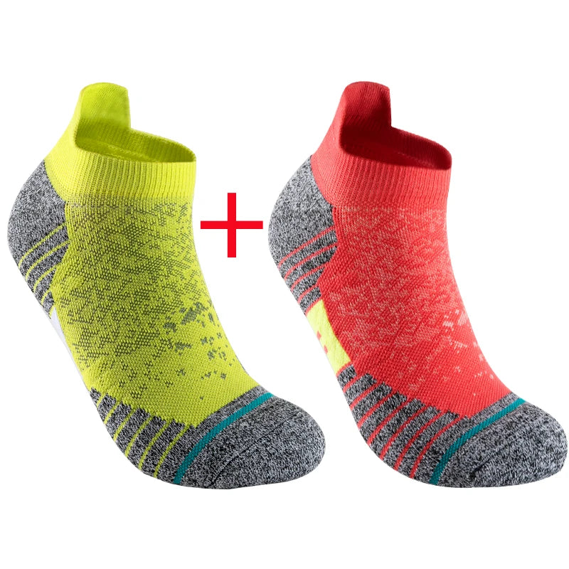 2 Pairs Bike Socks Men Nurse Compression Cycling For Women Mtb Guard Socks Stockings Sport Grip Barre Socks Invisible socks