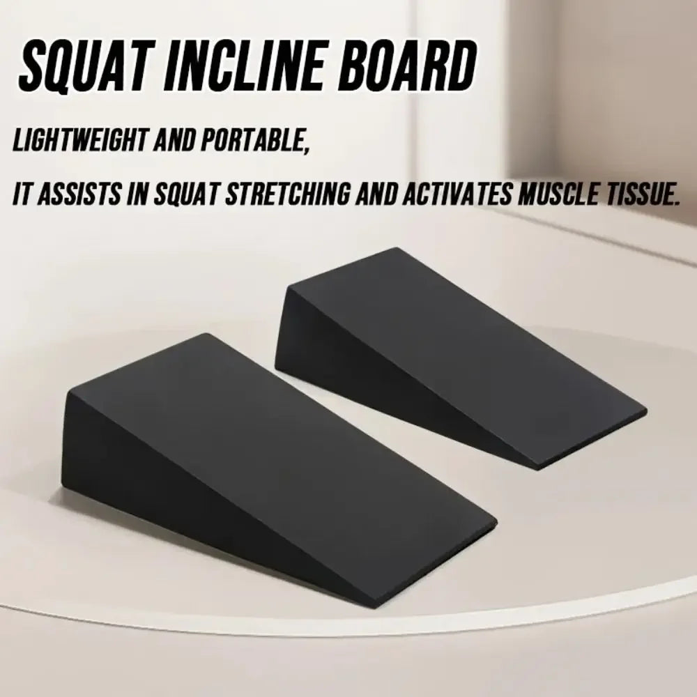 1 Pair Incline Design Yoga Squat Wedge Adjustable Leg Recovery Triangle Yoga Blocks Stability Training Calf Stretch