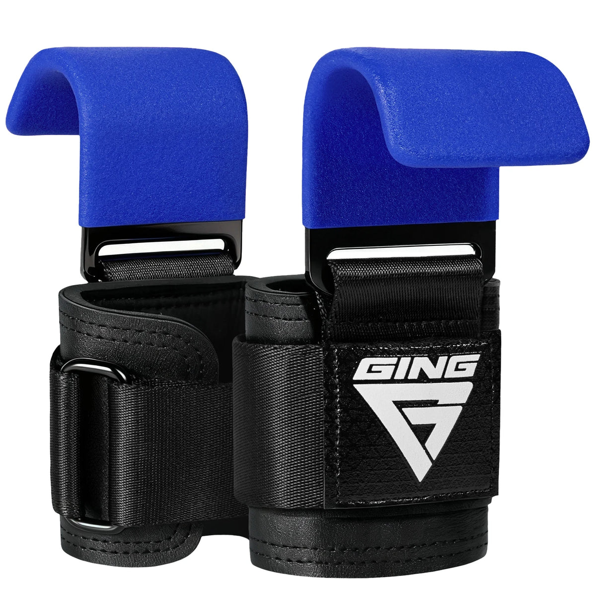Weight Lifting Hook Grips with Wrist Wraps Gym Hand-Bar Wrist Strap Fitness Hook Weight Strap Pull-Ups Power Lifting Gloves