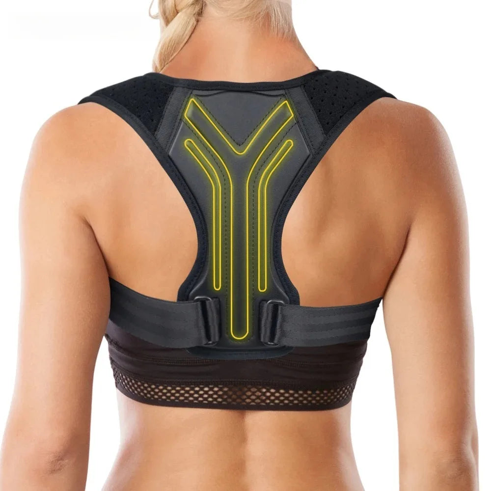 Back Posture Corrector Belt Brace Hunchback Corrector Adult Men and Women Sitting Posture Correction Belt Shoulder Straight Back