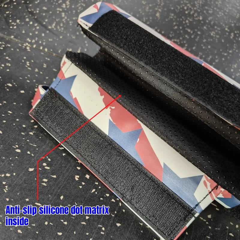 Colorful Barbell Pad Squat Pad for Lunges and Squats PU Hip Thrust Pad for Standard Bars Provides Cushion to Neck and Shoulders