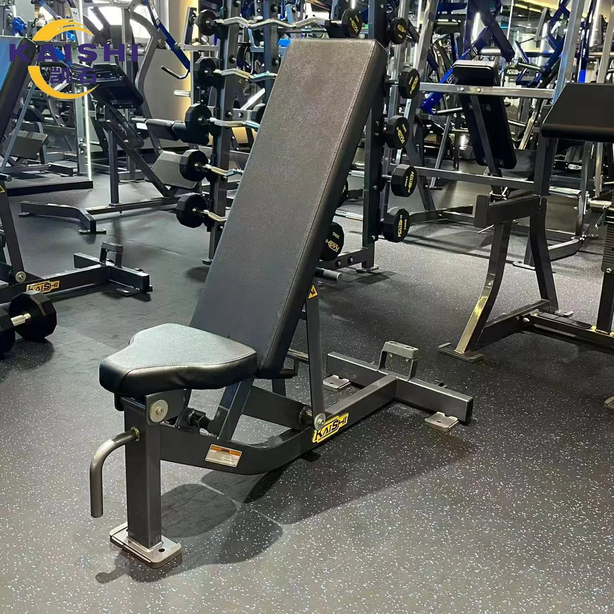 Commercial Multi Adjustable Dumbbell Bench Multifunctional Strength Training Bench Flat Incline Decline and Bench Press Capable