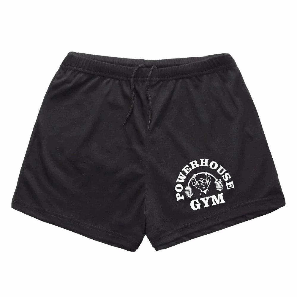 Quick Dry Running Shorts Men Solid Sports Clothing Fitness Bodybuilding Short Pants Sport Homme Gym Training Beach Shorts Length