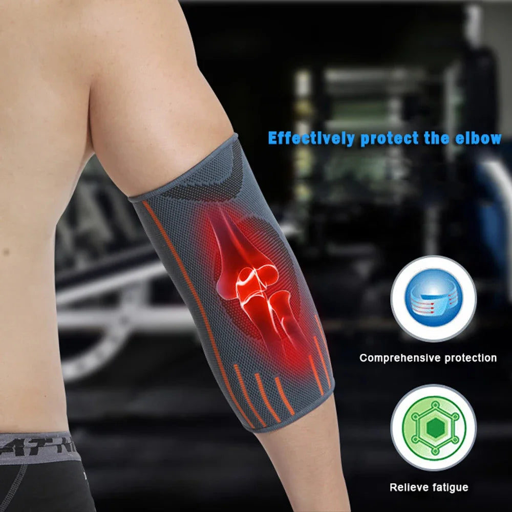 1Pcs Elbow Brace Compression Support Sleeve for Tendonitis Tennis Golfers Elbow Treatment, Arthritis, Workouts, Weightlifting