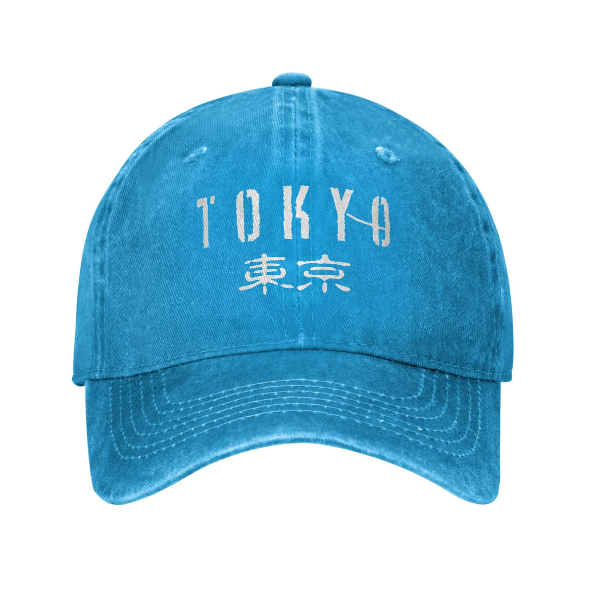 1pc Tokyo Japan Casual Baseball Cap Running Hippie Hip Hop Hat Summer Sun Protection Couple Unisex-Teens Streetwear Snapback Cap