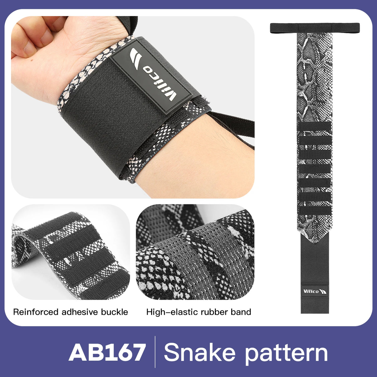 Weight Lifting Wristband Elastic Breathable Wrist Wraps Bandage Gym Fitness Weightlifting Powerlifting Wrist Brace Support Strap