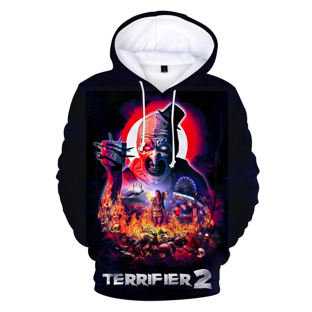 Terrifier Horror 3D Print Hoodies Men Women Fashion Hoodie Sweatshirts Pullovers Streetwear Tracksuits Male Tops Man Clothing