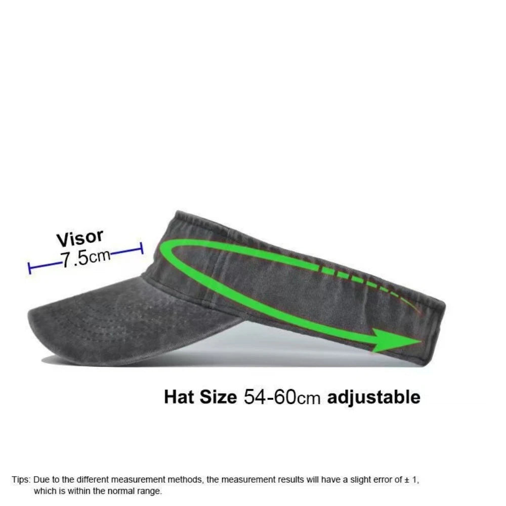 Portable Summer Washable Sun Hats Men Women Solid Visor UV Protection Top Empty Sport Tennis Golf Running Sunscreen Baseball Cap