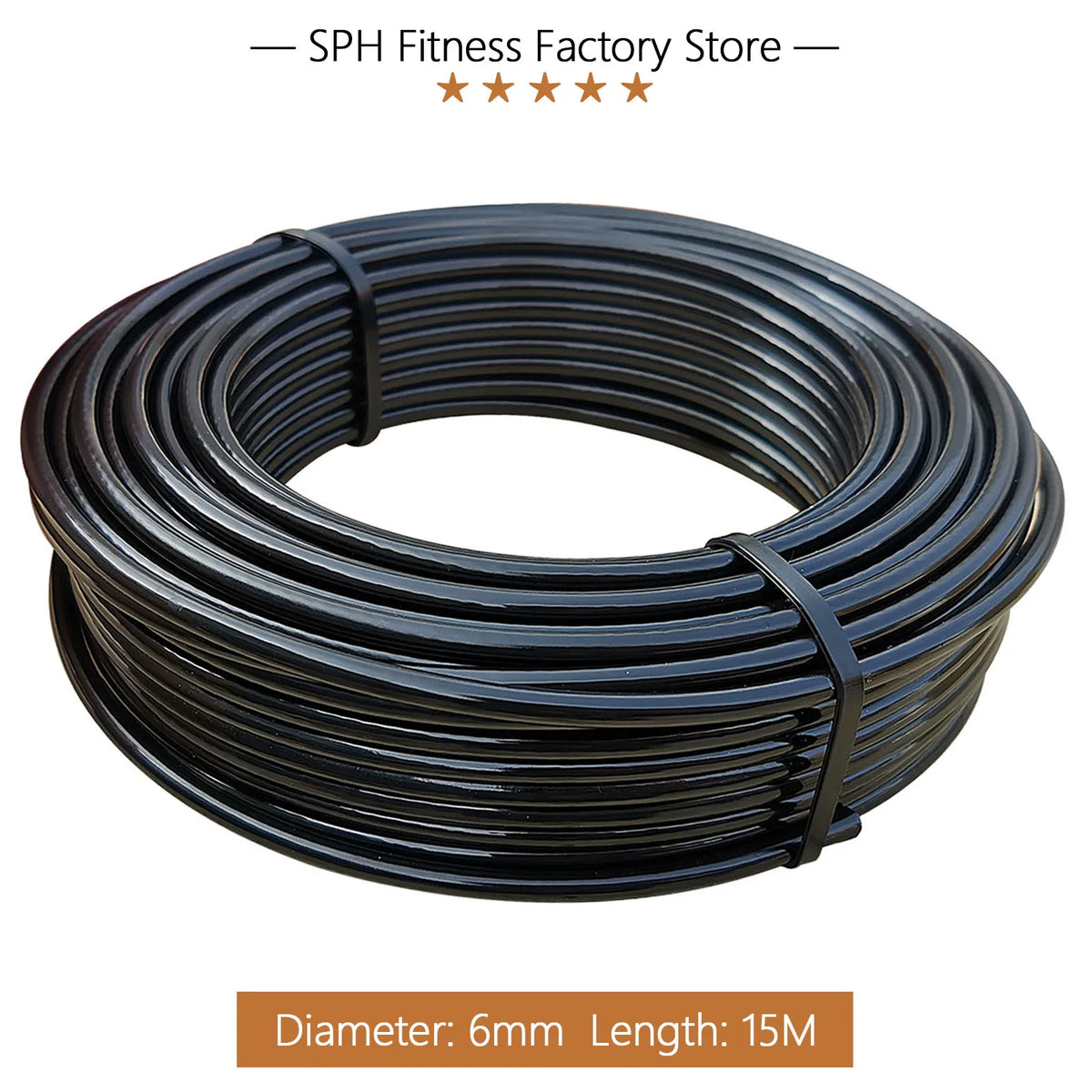 5/6mm Thick Steel Wire Rope Fitness Cable Pulley Machine Attachment  Heavy Duty Steel Wirerope For Home gym Workout Accessorie