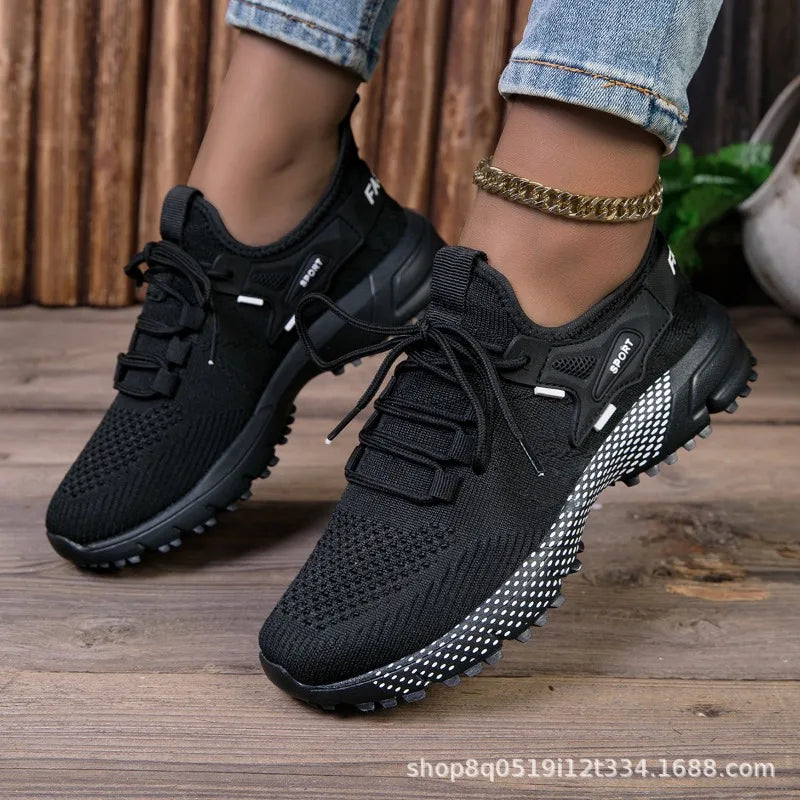 Men Sneakers Summer Mesh Breathable Platform Sneakers High Quality Running Shoes Casual Trendy Shoes for Couples Tenis Femininio