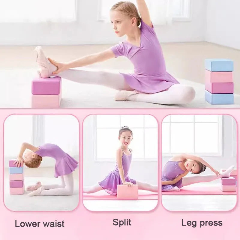 1PC Yoga Building Blocks Cubes Reinforcement Mats Sports Pilates Bricks Exercise Home Exercise Equipment Fitness Eva YJZ01