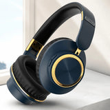 Wireless Bluetooth Headphones Foldable Gaming Headset With Bluetooth 5.3 Technology 40mm Bass Driver HiFi Stereo Sound Over Ear Comfort Memory Foam Cushion Extended Battery Life 400mAh For PC Mobile Phone Laptop Tablet Univer