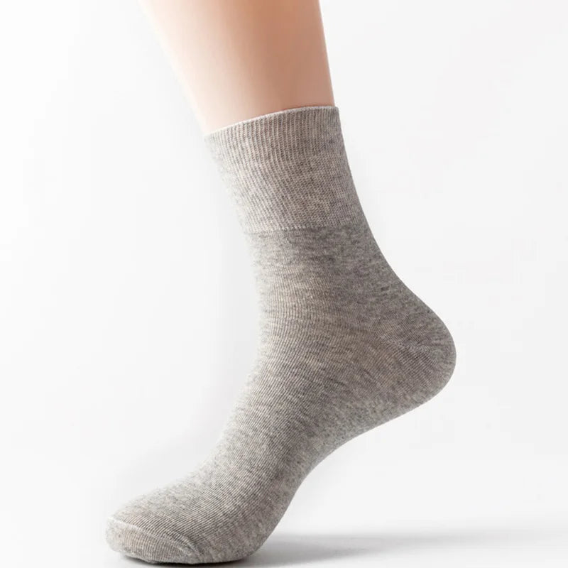 5 Paris Diabetic Socks Women Prevent Varicose Veins Socks Men Diabetics Hypertensive Patients Cotton Material Extra Size48,49,50