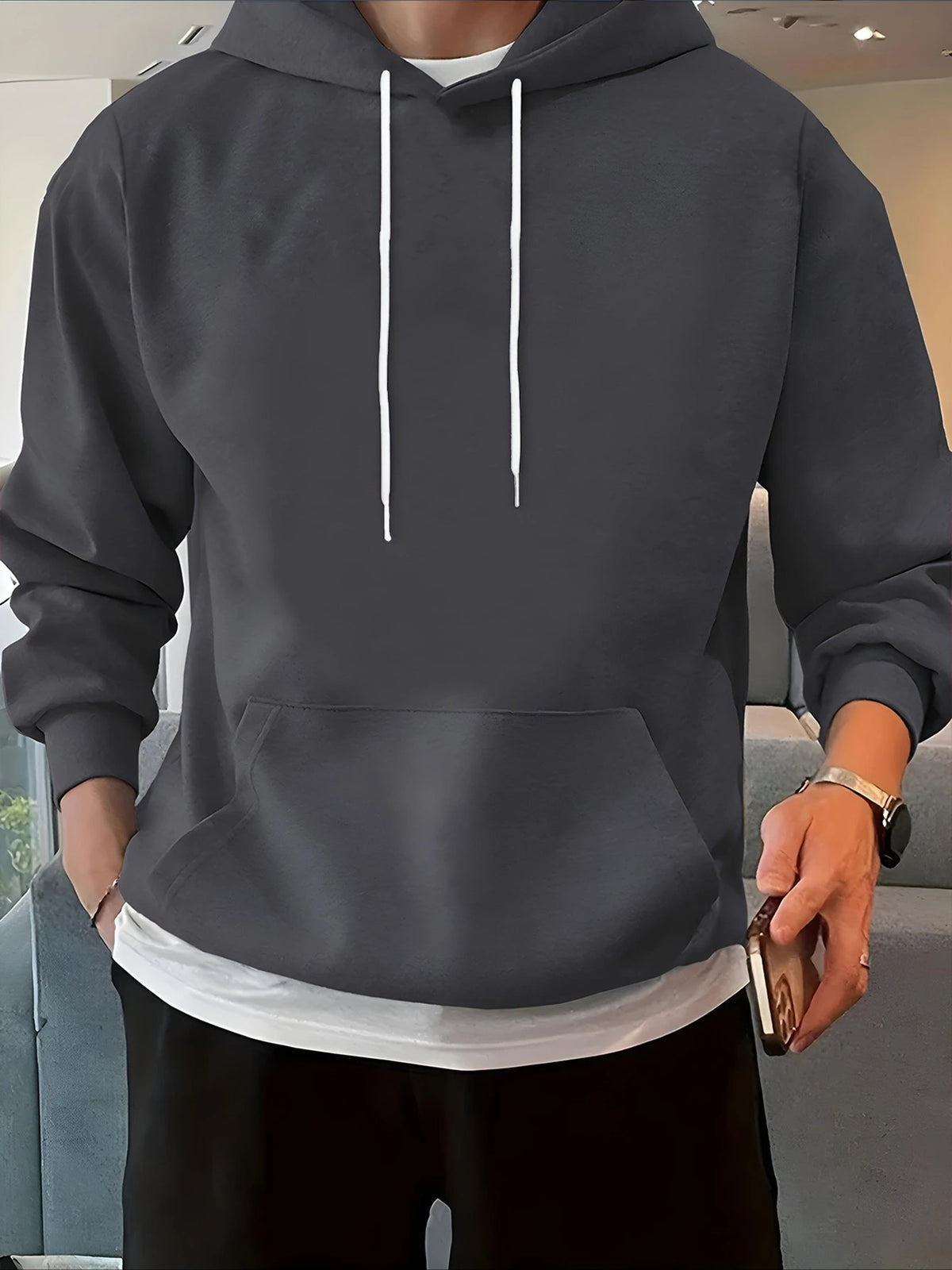 Men's Women Oversize Casual Sweatshirt Hoodies Couple Unisex Pullover Autumn Winter Loose Cotton Fleece Sport Hoody Clothing Top