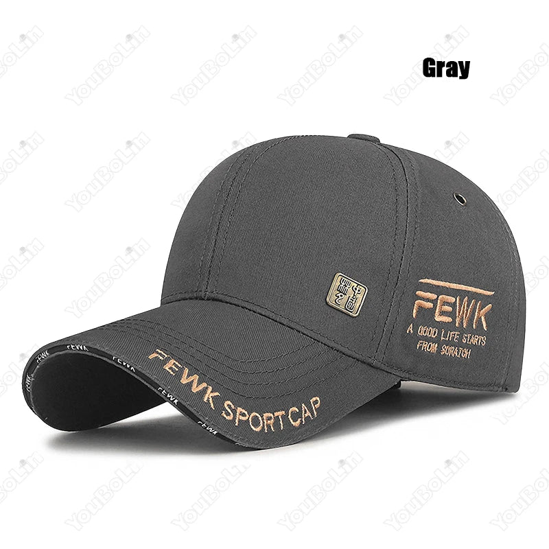 New Fashion High Quality Unisex Chinese Style Letters Embroidery Cotton Adjustable Baseball Cap Sun Hat Trucker Caps Dad Hats