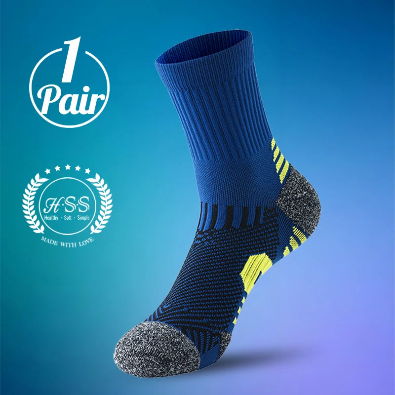9/5/3/1 Pairs Men's Sport Socks Breathable Outdoor Running Basketball Socks Cotton Training Short Tube Socks For Men