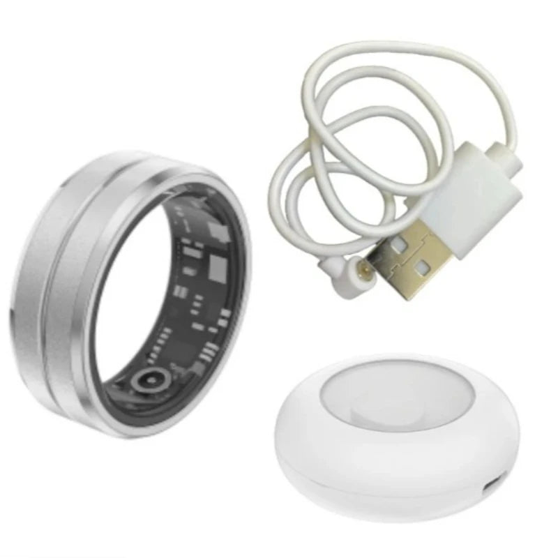 Smart Rings Heart Rate Blood Oxygen Photography Sleep Step Exercise Swimming Multi-functional Ring Men Women Charm Jewelry