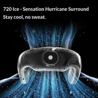 Neck Fan Bladeless Semiconductor Cooling Usb Rechargeable Portable Neck Air Conditioner With Led Display For Outdoor Sports