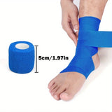 5cm Self Adhesive Elastic Bandage Sports Ankle Support Tape Waterproof Cohesive Wrap for Football Wrist Knee Injury Protection