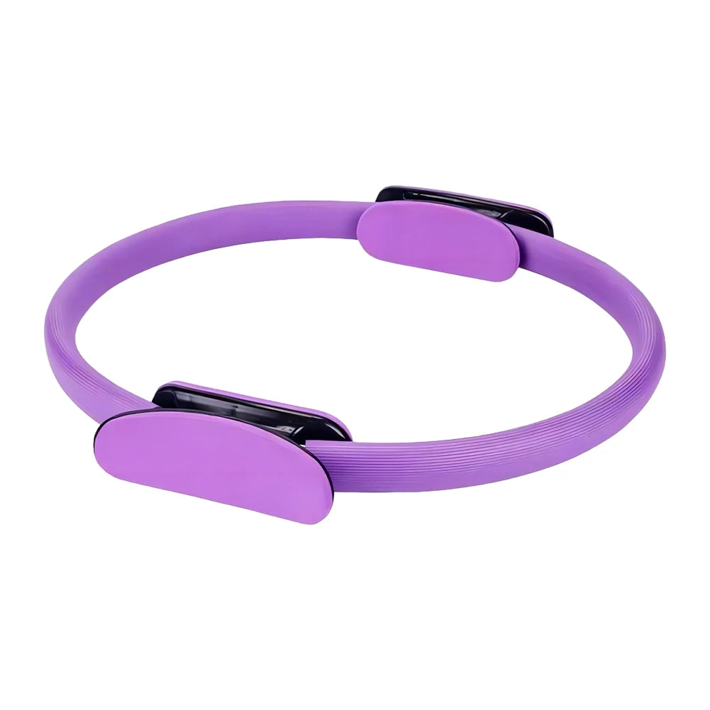 Pilates Ring Fitness Ring with Non Slip Handles Fitness Circle Flexible Resistance Exercise Equipment for Thighs Abs and Legs