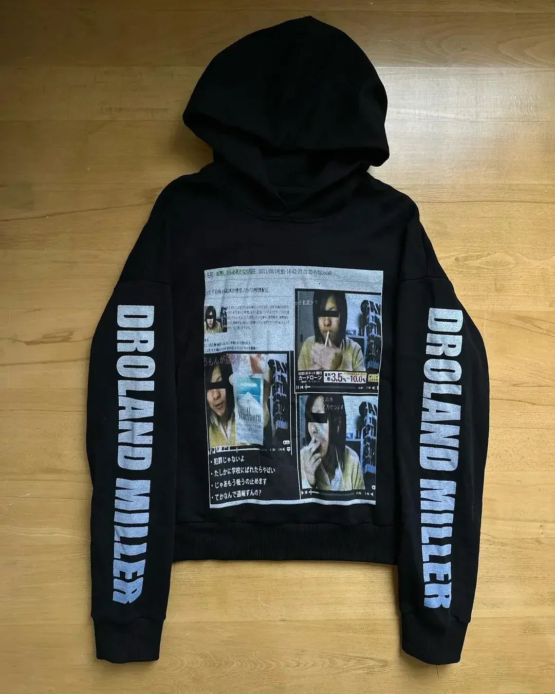 Drolandmiller Death Forest Hoodies Women Goth Streetwear Tops Grunge Punk Harajuku Sweatshirt Oversized Hoodie Y2k Clothes