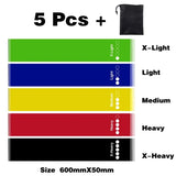 WOSWEIR-Training Resistance Bands Yoga Gym Fitness Gum Pull Up Assist Rubber Band Crossfit Exercise Home Workout Equipment